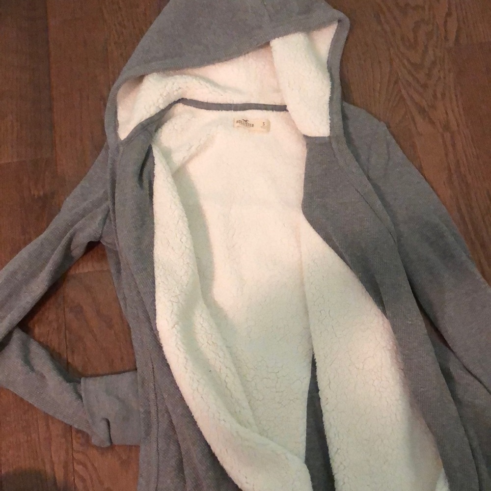 Hollister fleece cardigan